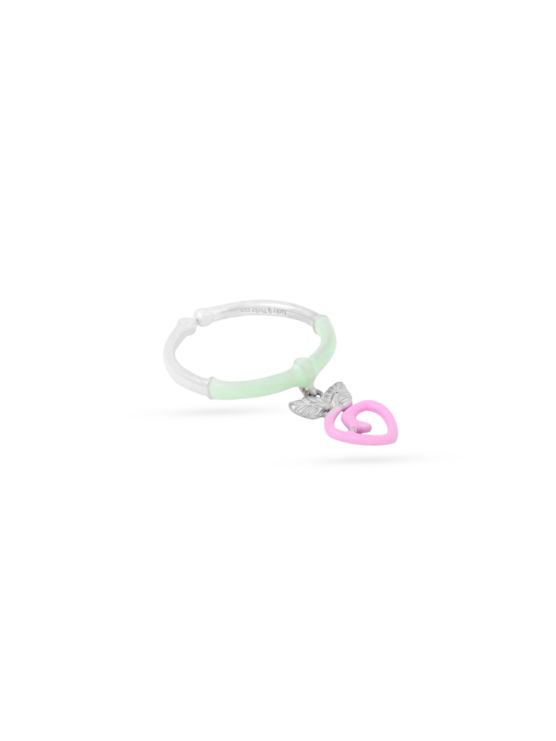 Rhodinierter Charm-Ring aus der Corolla-Kollektion mit Sommerfrüchten