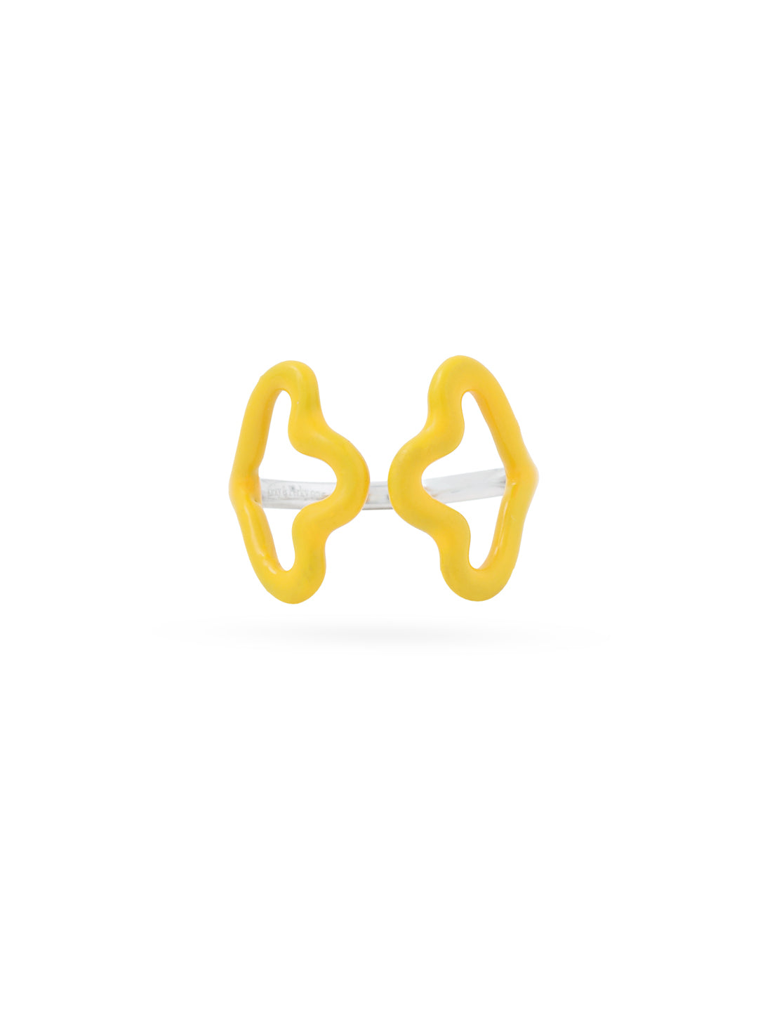 Orange Embrace Open Ring
