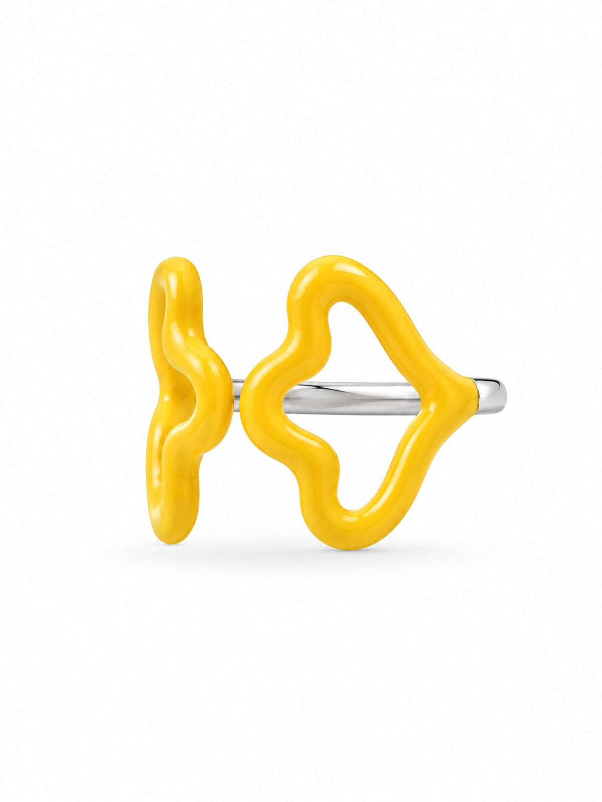 Verstellbarer Ring aus 925er Silber „Sunset Bloom“ aus der Corolla-Kollektion