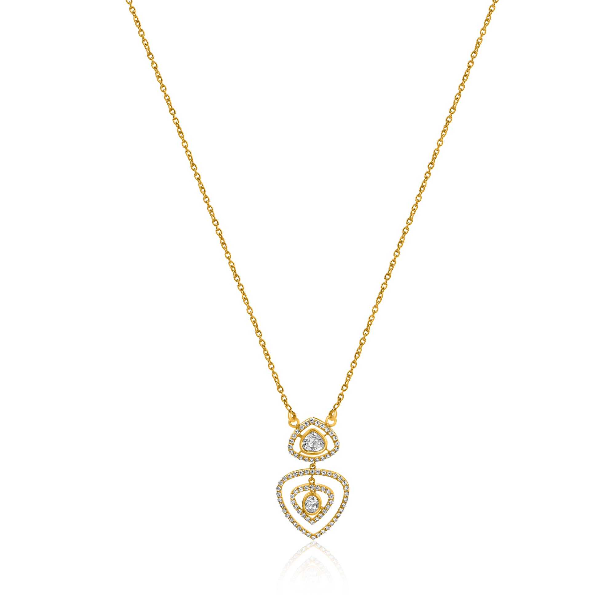 Love and Nature Elysian 24K Gold Plating 925 Sterling Silver Pendant For Women