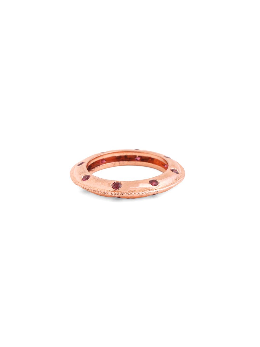 Rose Gold Love Motif Pink Chalcedony & Pearl Elysian 925 Sterling Silver Ring Pendant For Women