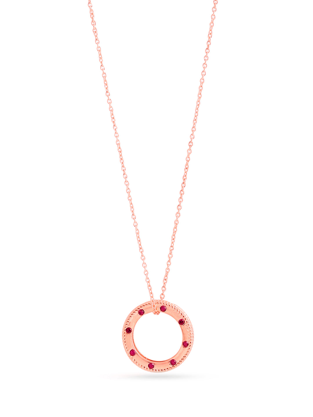 Rose Gold Passionate Diamond Elysian 925 Sterling Silver Ring Pendant For Women