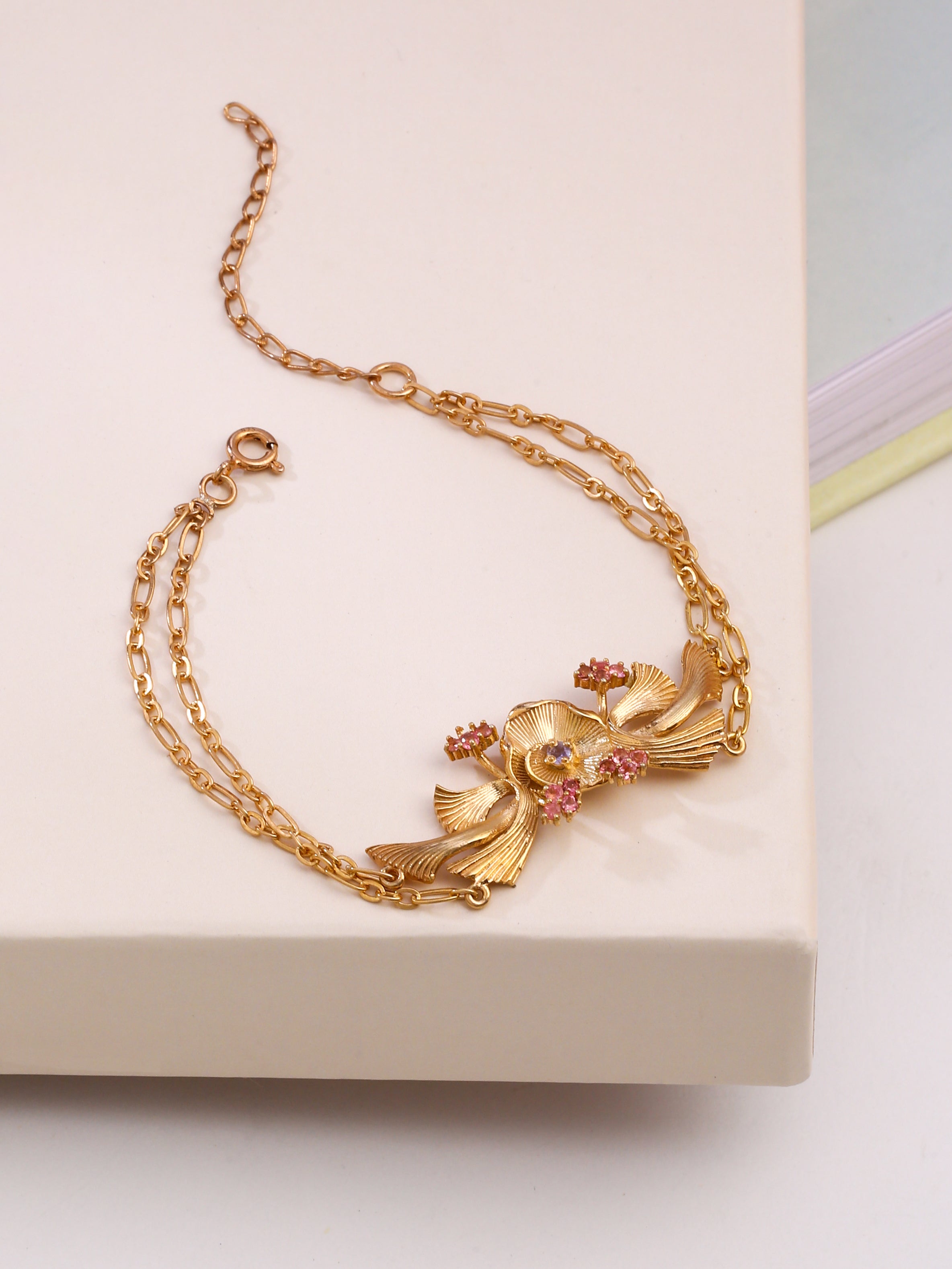 Tenzenite and Tourmaline Necklace - Kicky & Perky
