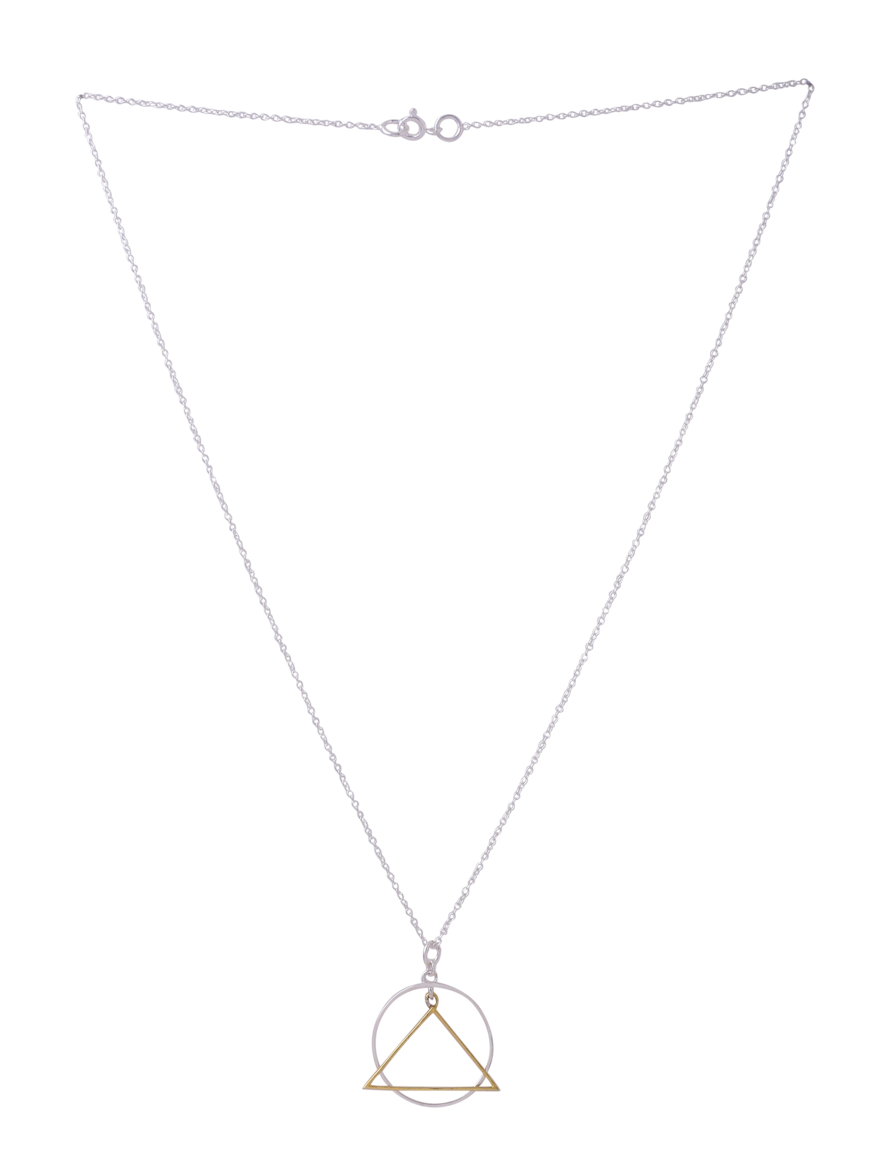 Geometric Harmony Pendant | Sterling Silver Jewellery for Men - Kicky & Perky