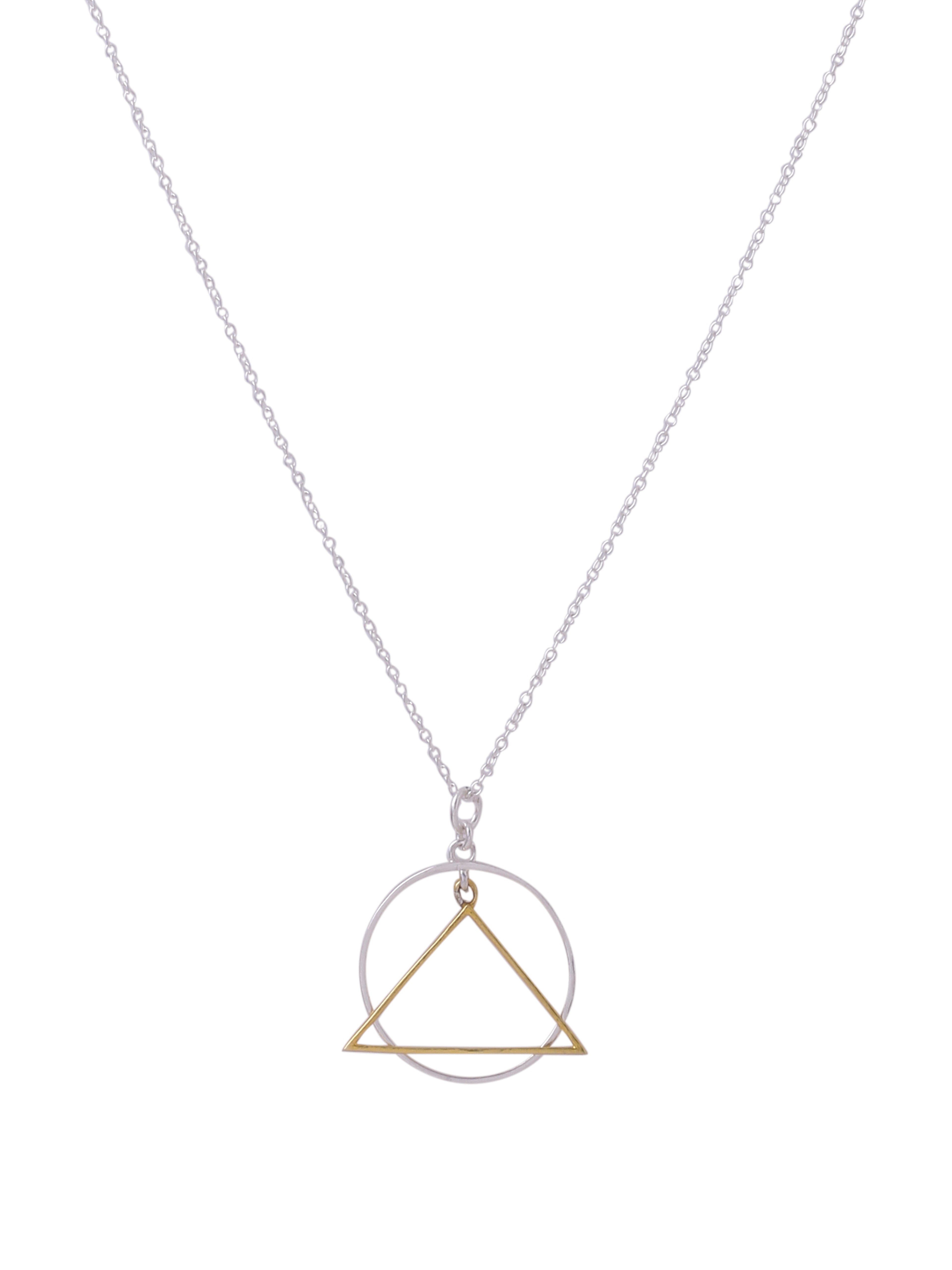 Geometric Harmony Pendant | Sterling Silver Jewellery for Men - Kicky & Perky