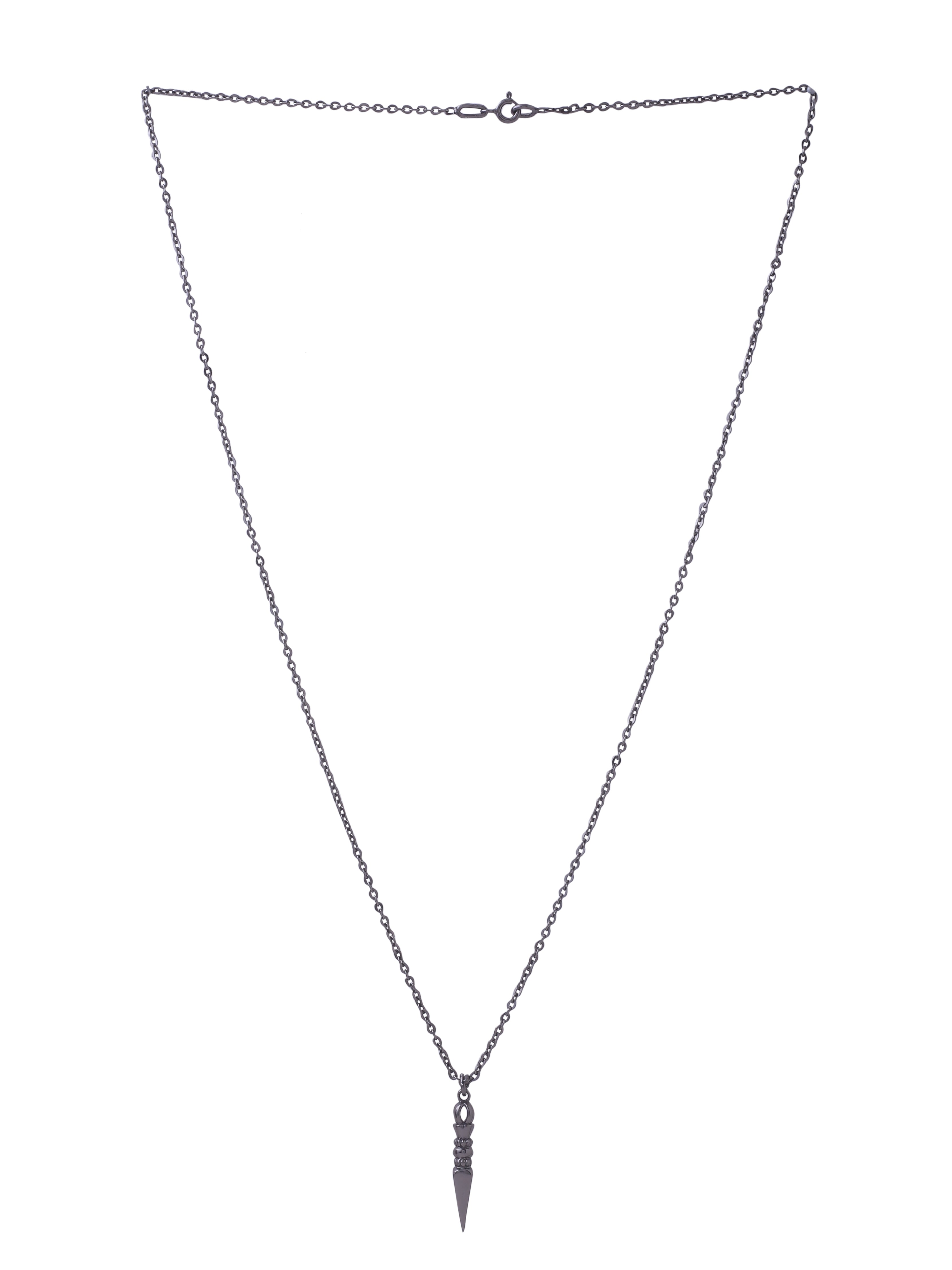 Pure & Sterling Silver Pendant for Men | Black Rhodium - Kicky & Perky