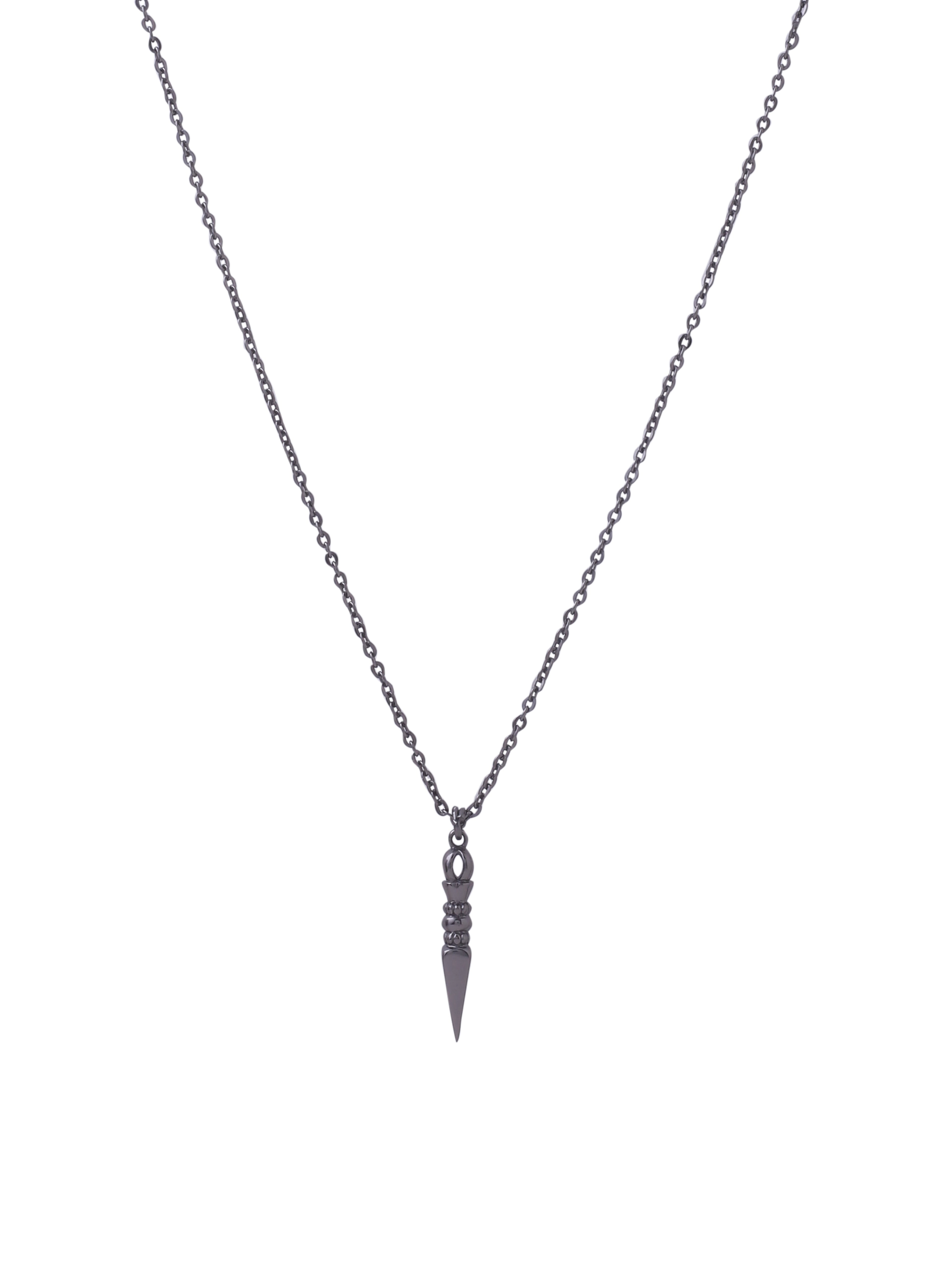 Pure & Sterling Silver Pendant for Men | Black Rhodium - Kicky & Perky