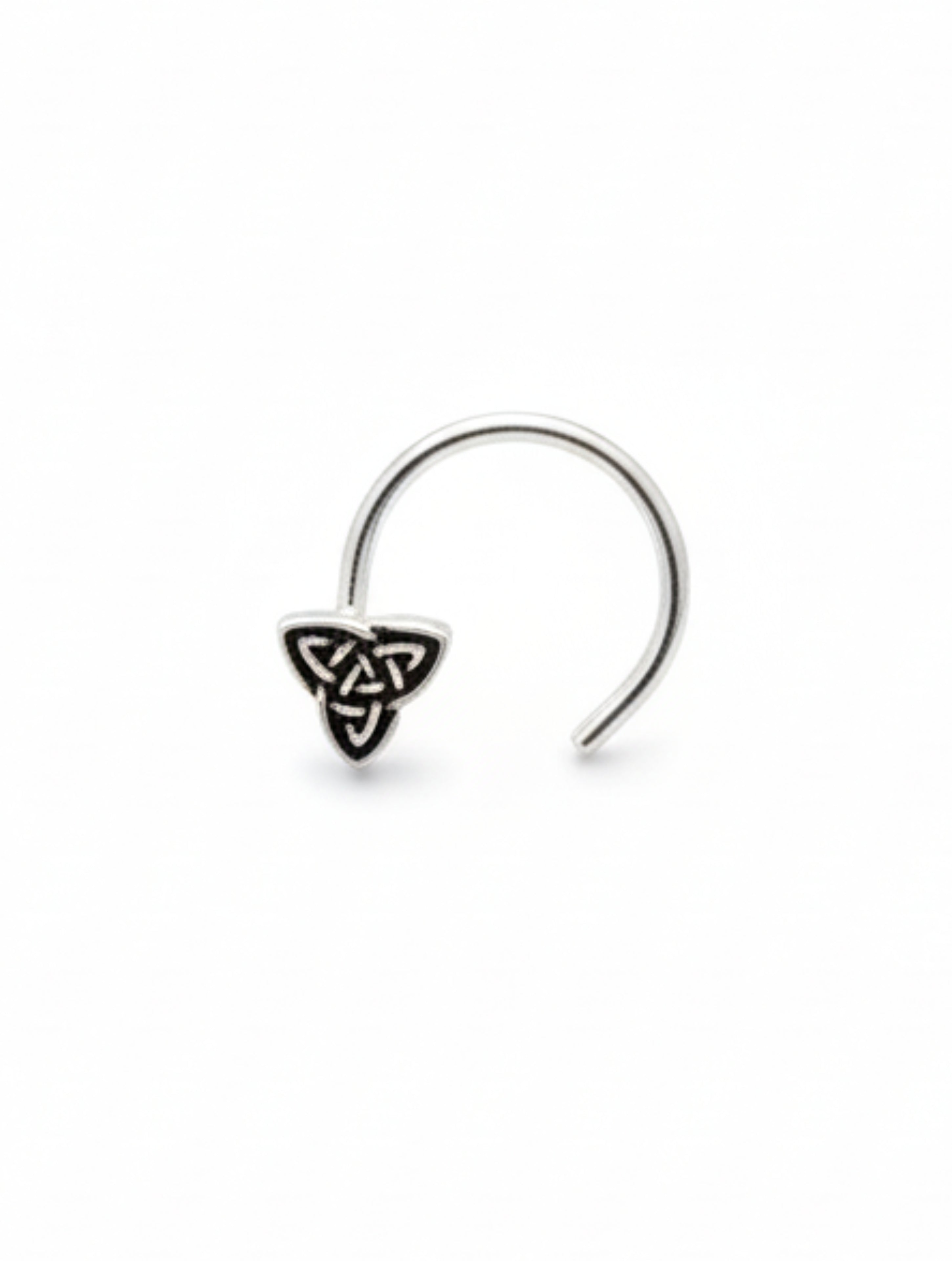 Triquetra Knot 925 Sterling Silver Nose Pin