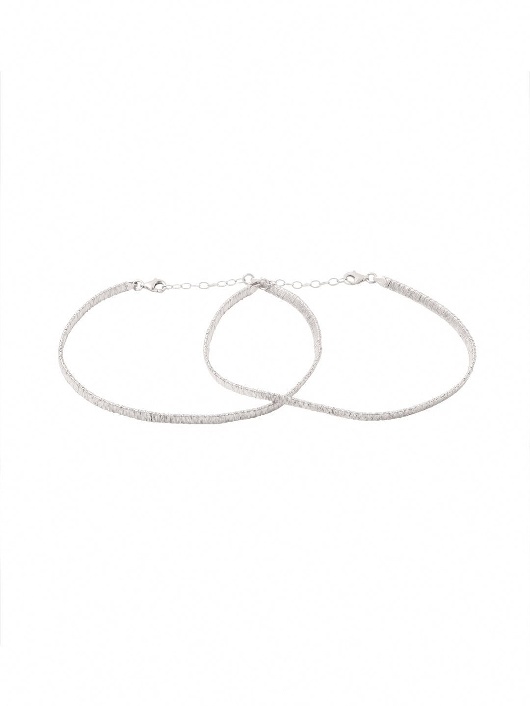 Silver Strip Anklet