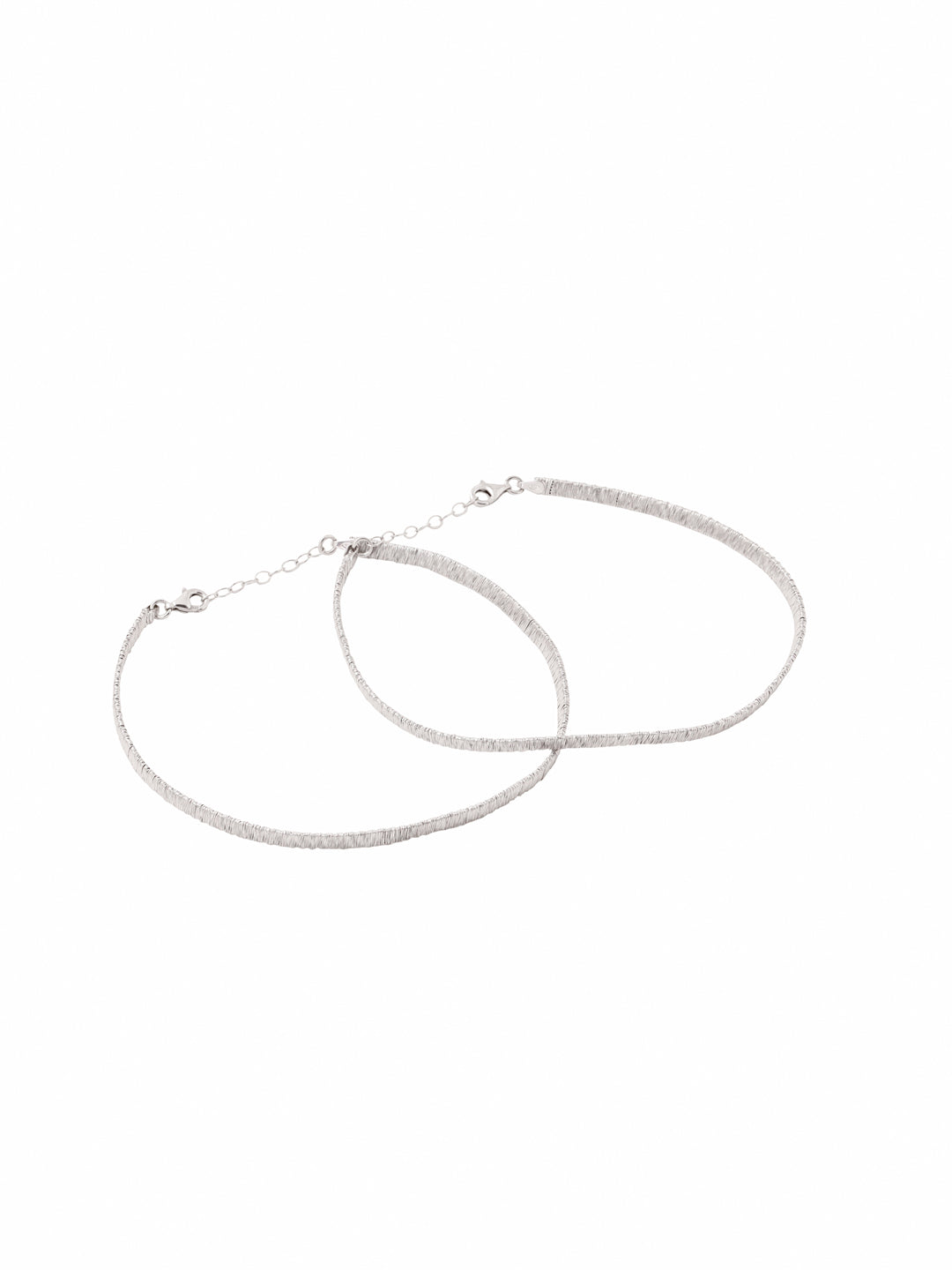 Silver Strip Anklet