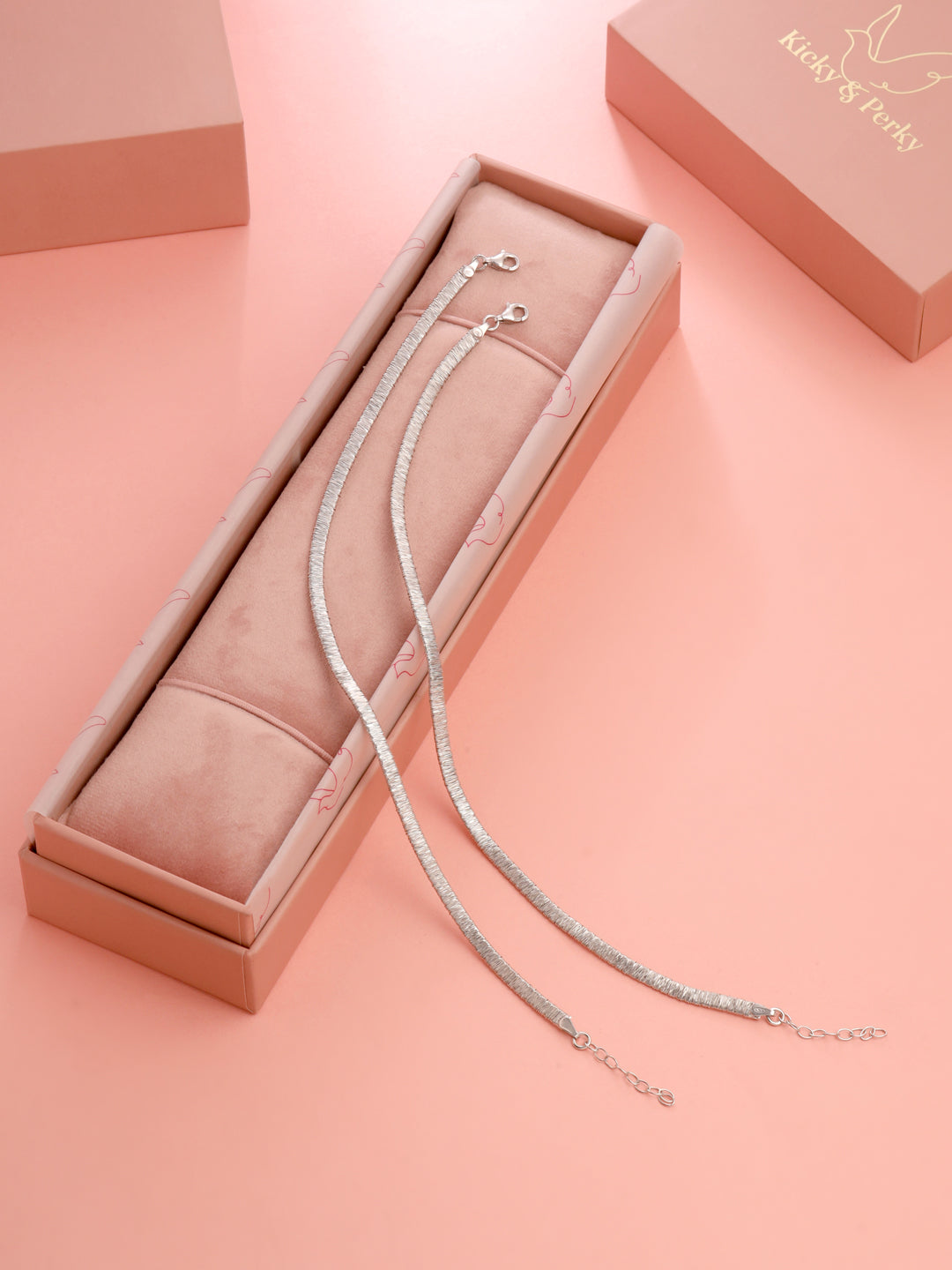 Silver Strip Anklet