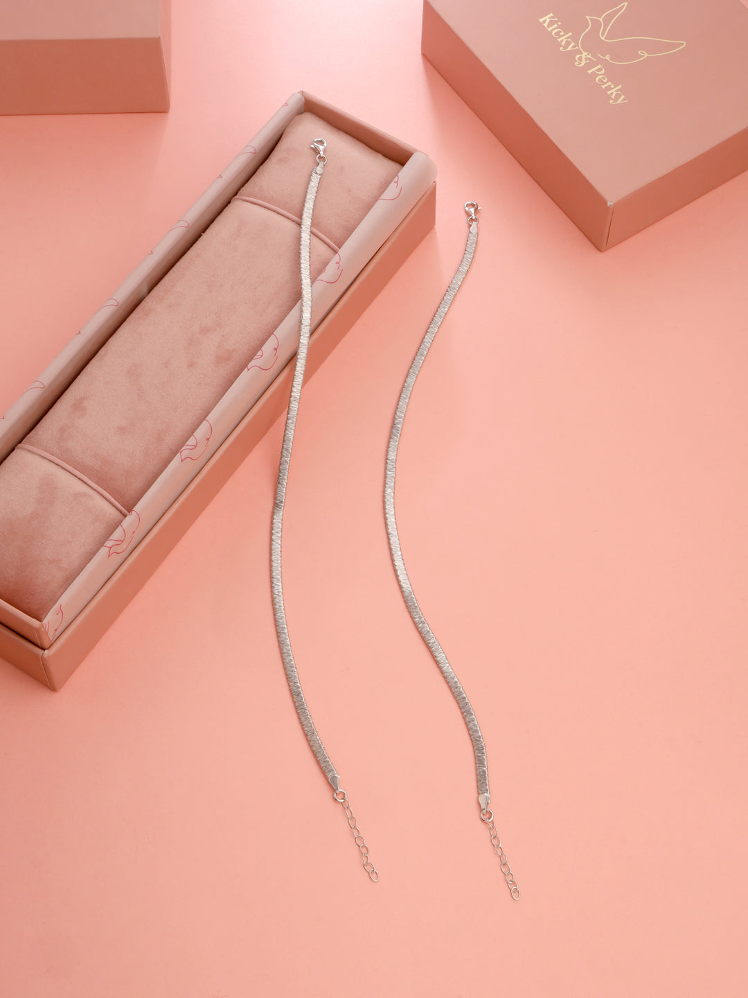 Silver Strip Anklet