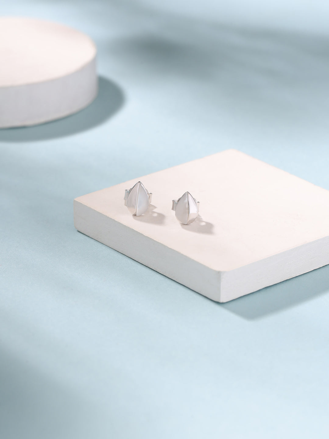 Teardrop Mother Of Pearl Earrings