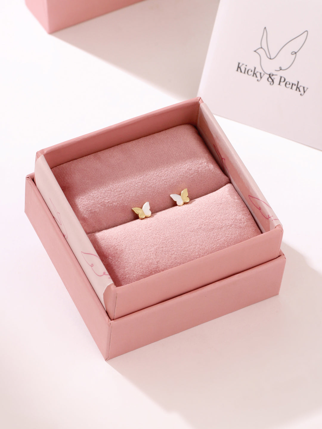 Butterfly Mother Of Pearl Earrings