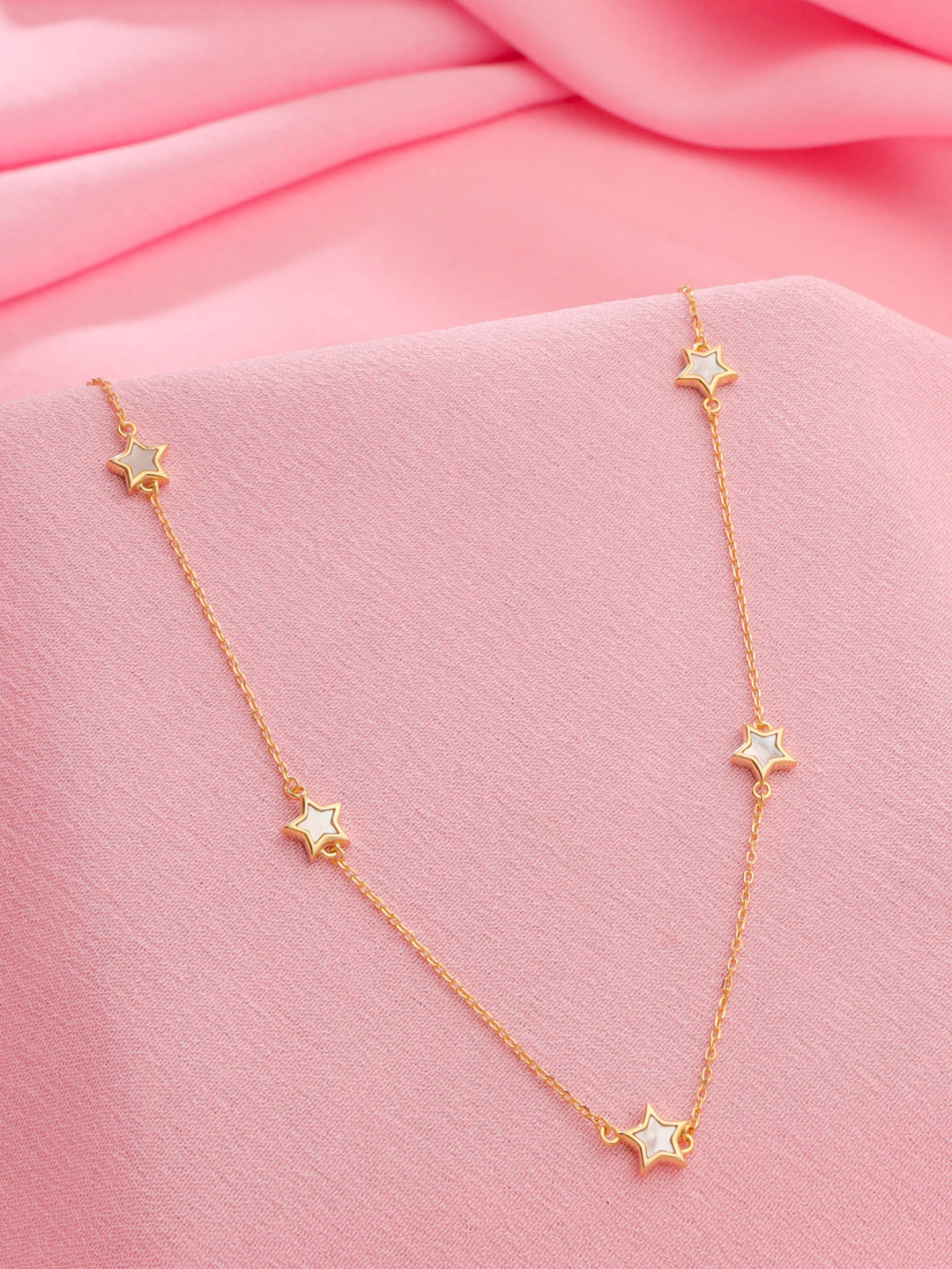 Celestial Mother of Pearl Necklace