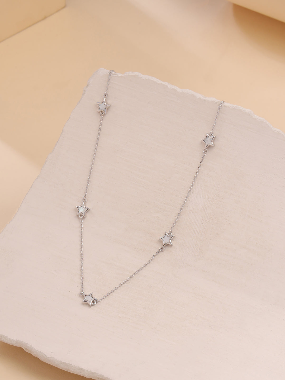 Celestial Mother of Pearl Necklace