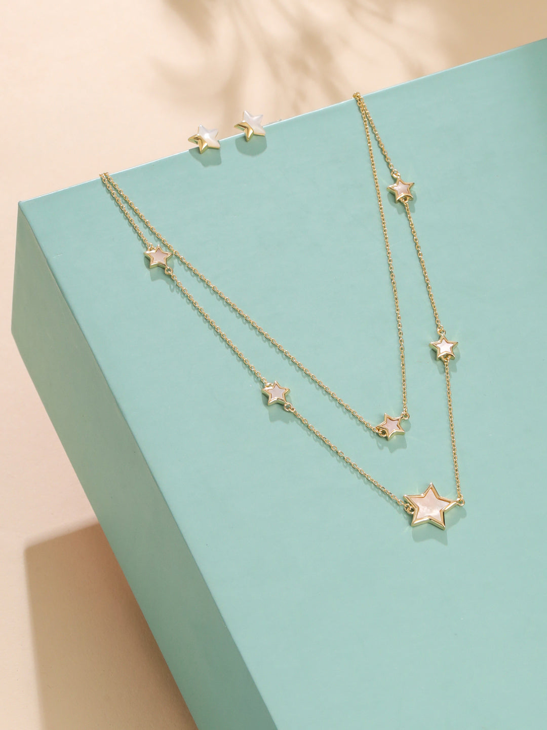 Celestial Mother of Pearl Necklace Set