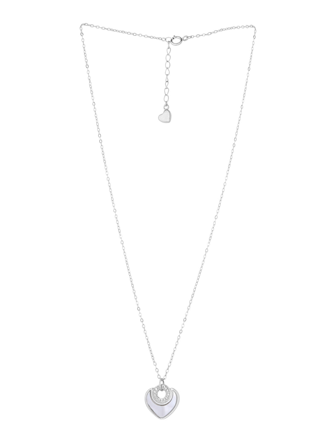 White Heart Pendant