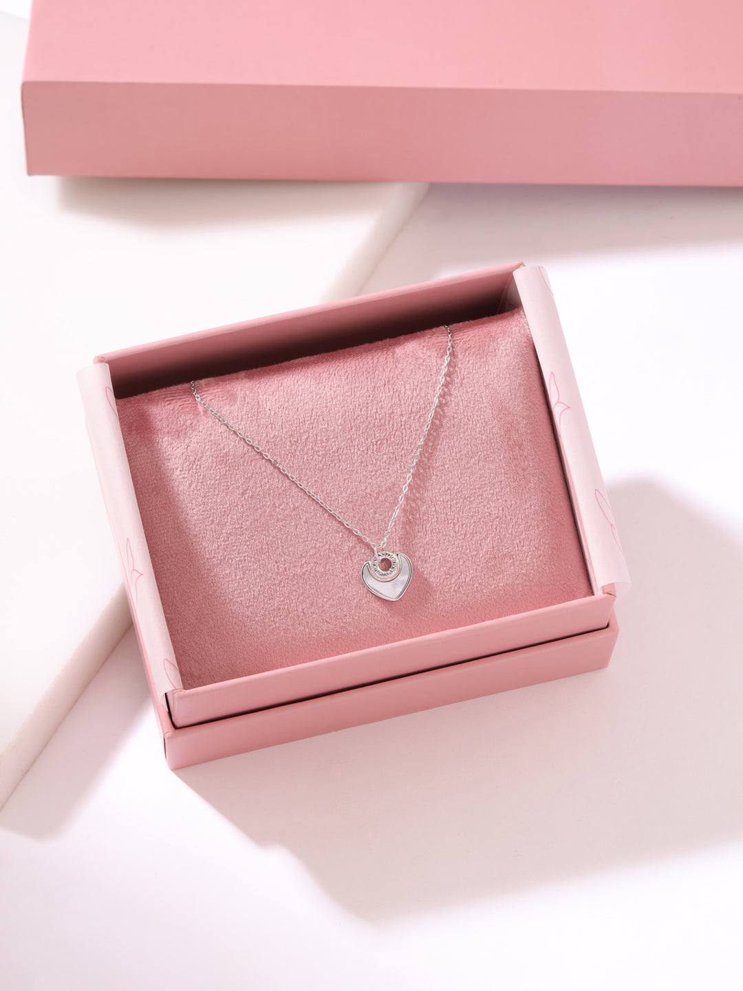 White Heart Pendant