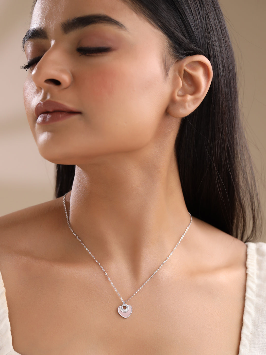 Pink Heart Pendant