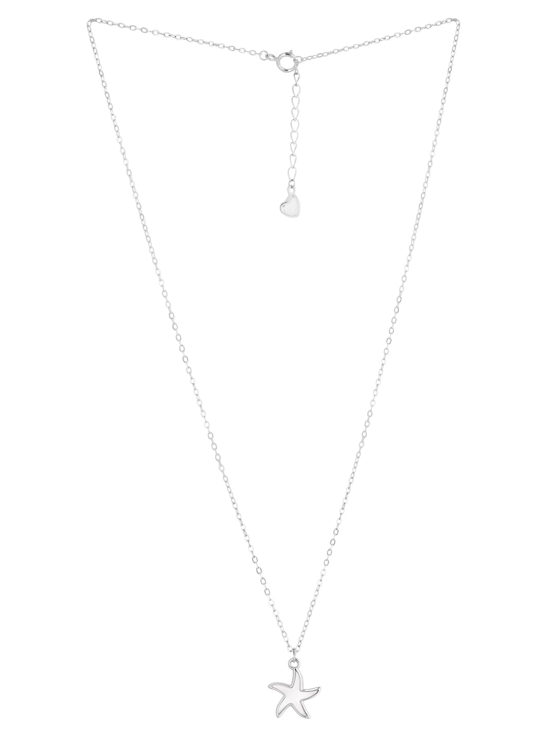 Silver Star Mother Of Pearl Pendant