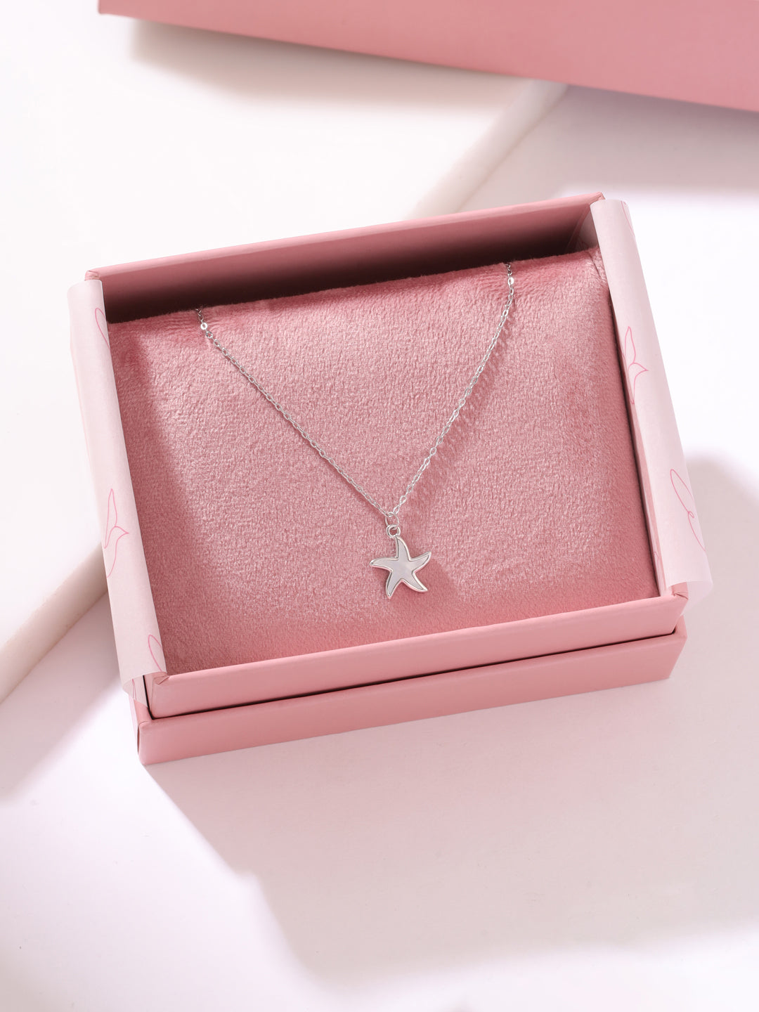 Silver Star Mother Of Pearl Pendant