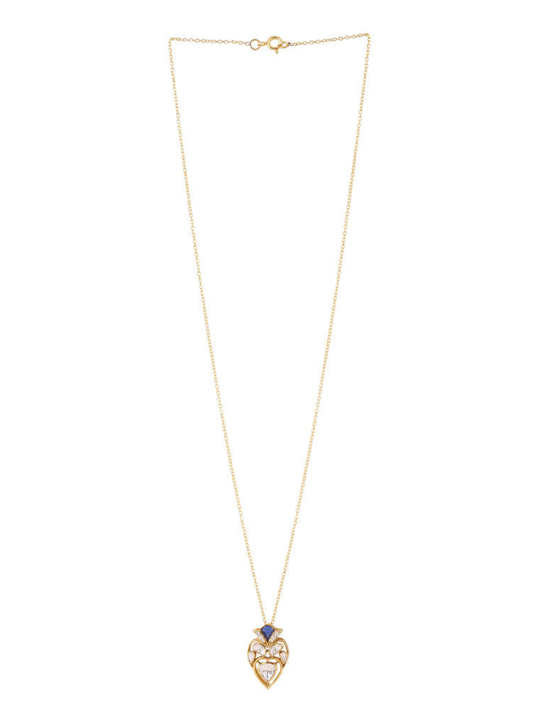 Vintage Mughal-Inspired Gold Pendant - Kicky & Perky