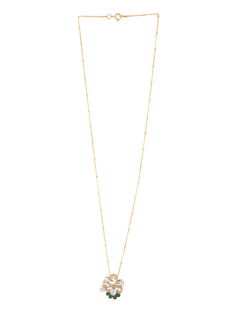 Stunning Gold-Plated Wedding Pendant - Kicky & Perky