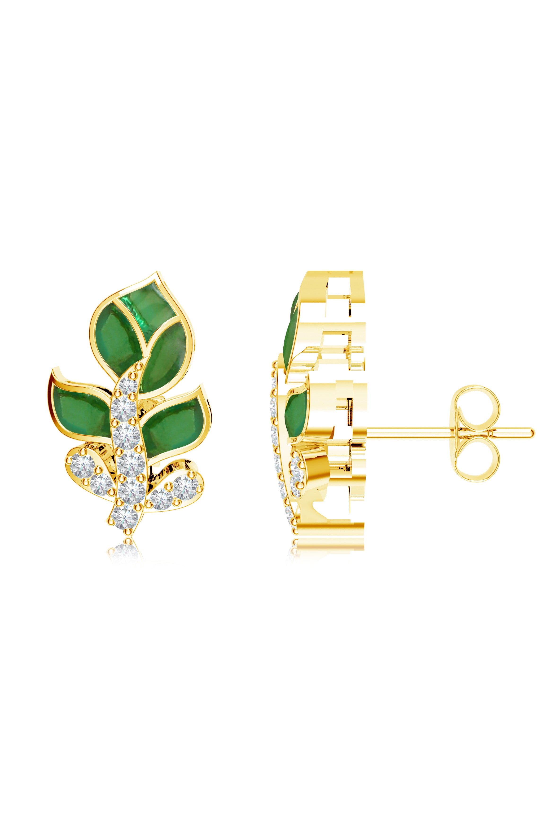 Moissanite 925 Sterling Silver Earrings For Women