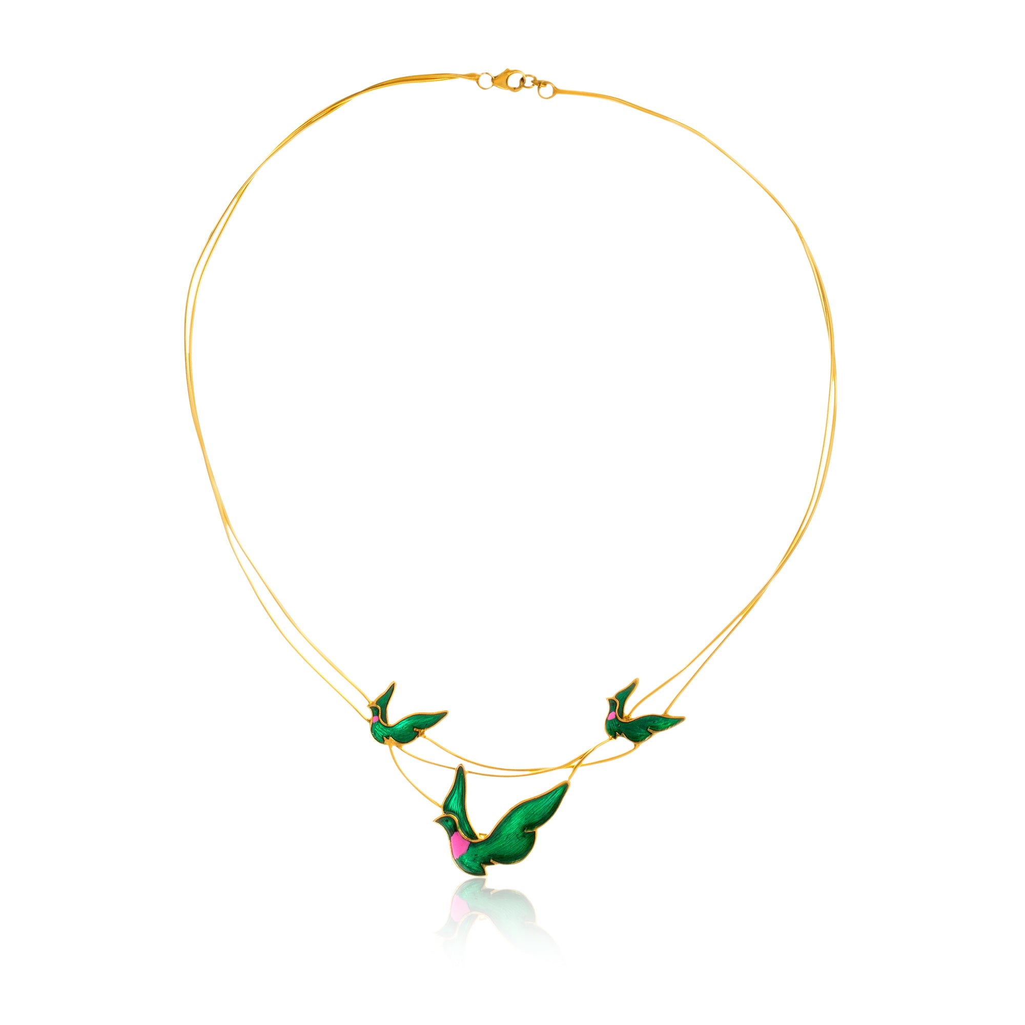 24K Gold-Plated Leaf Pendant Necklace - Kicky & Perky