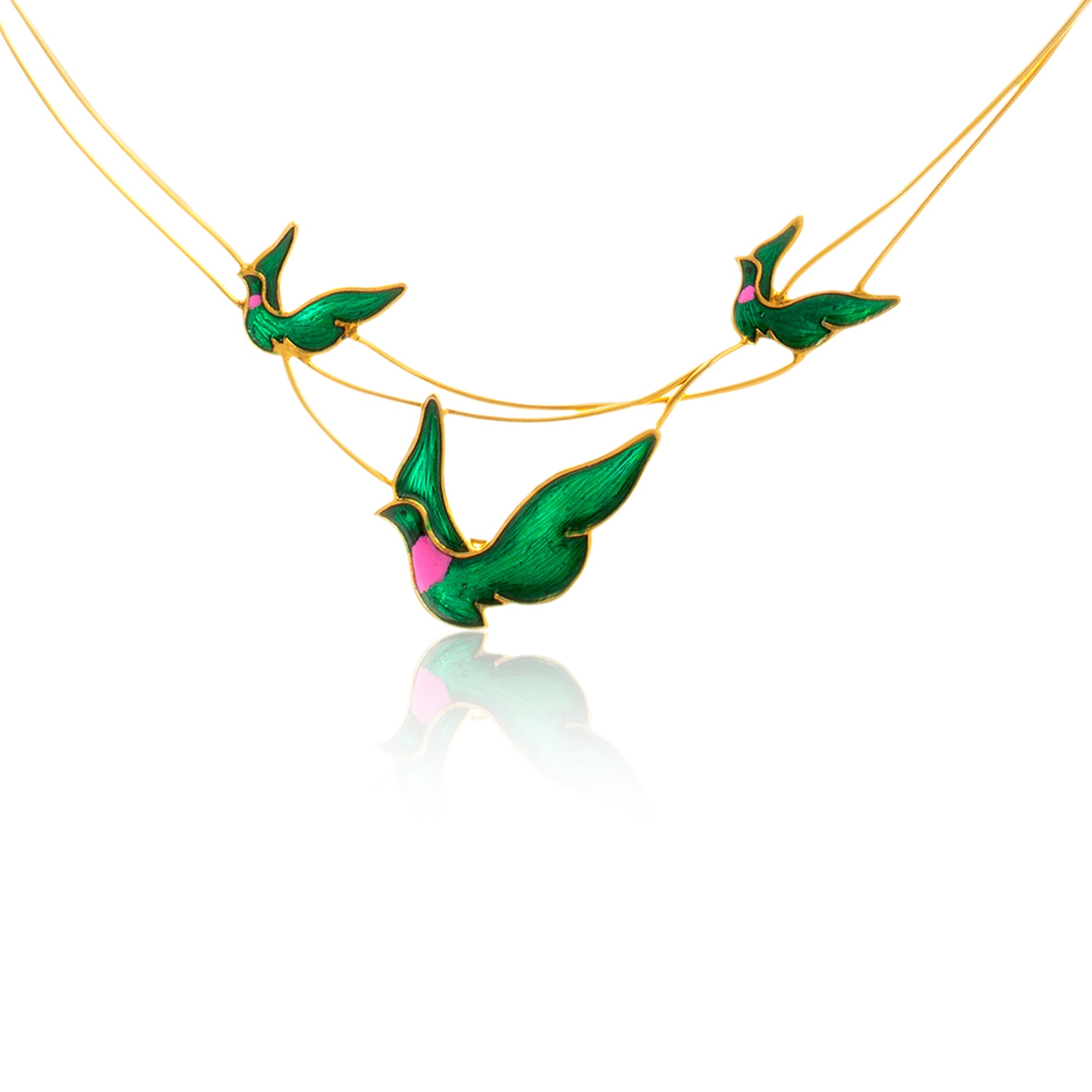 24K Gold-Plated Leaf Pendant Necklace - Kicky & Perky