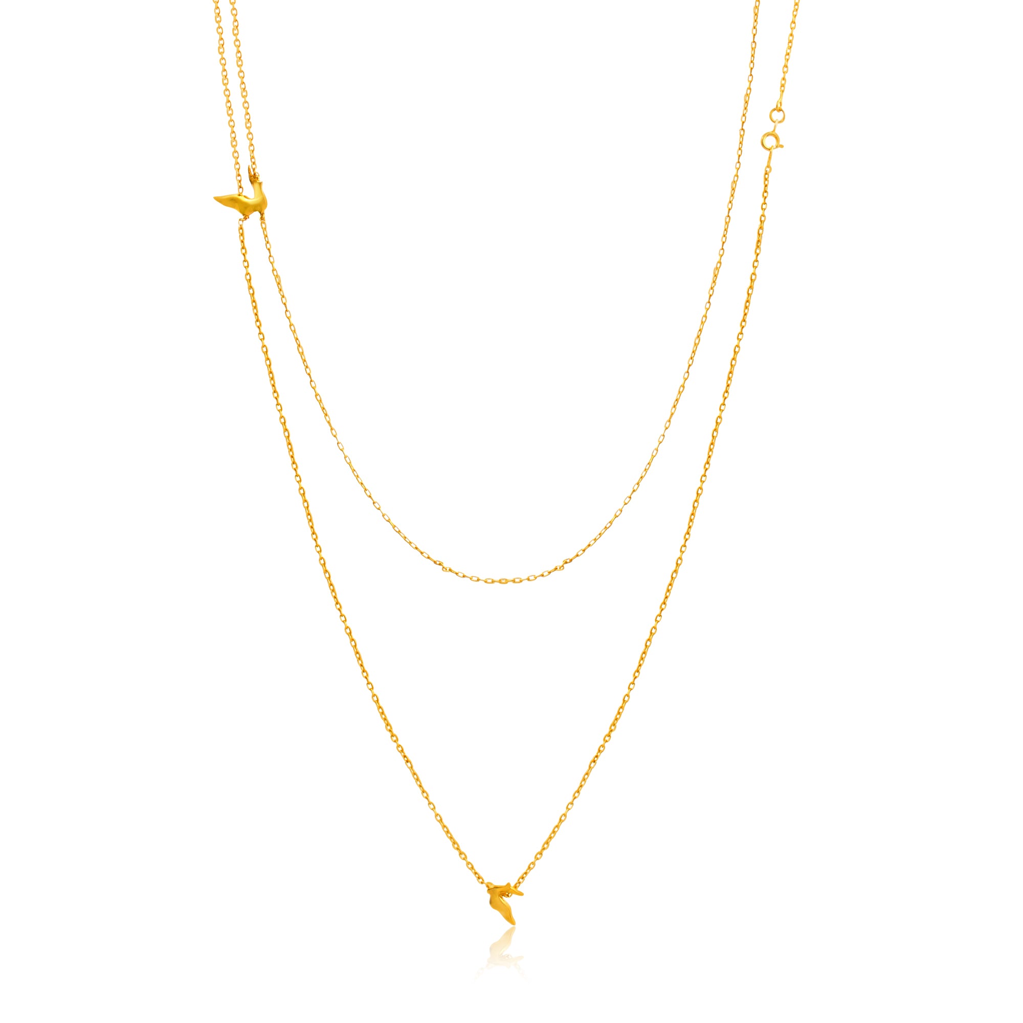 24K Gold-Plated Nature Pendant Necklace - Kicky & Perky