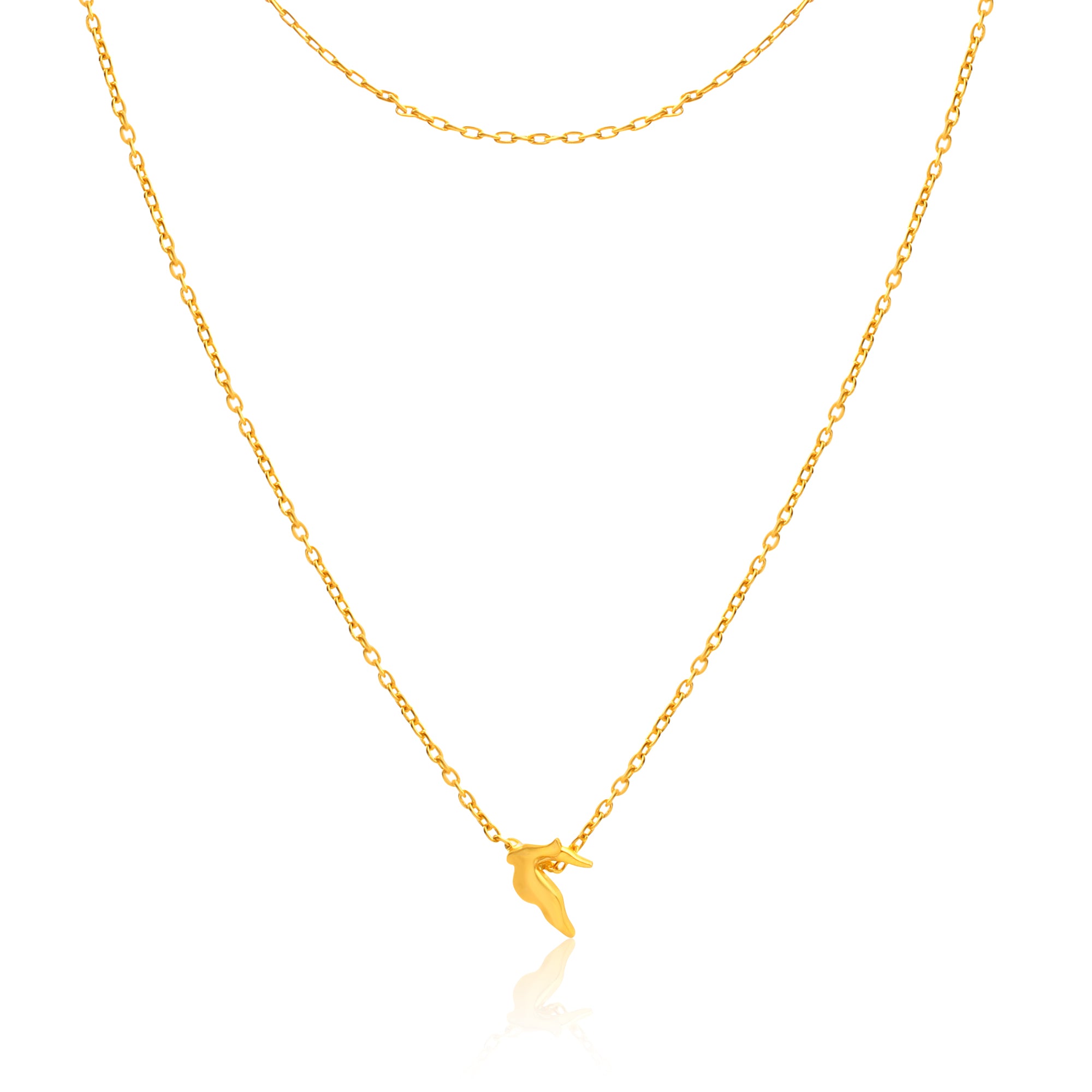 24K Gold-Plated Nature Pendant Necklace - Kicky & Perky