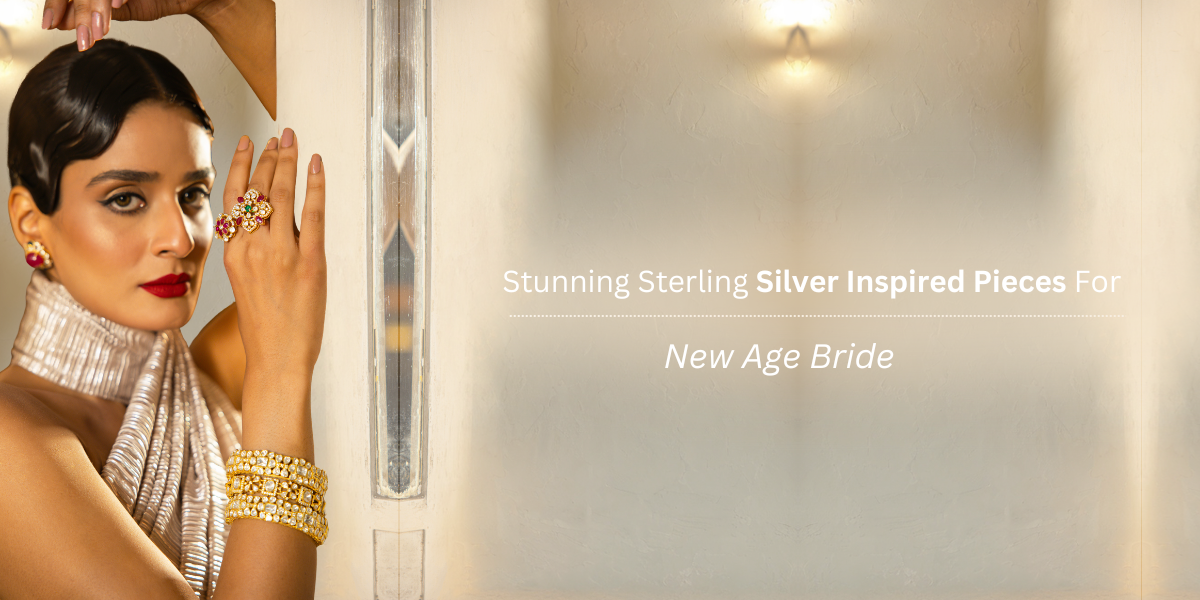 Stunning Sterling Silver Inspired Pieces For New Age Bride