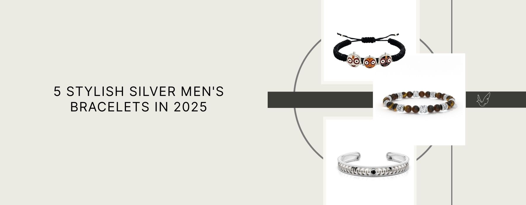 5 Stylish Silver Men's Bracelets in 2025