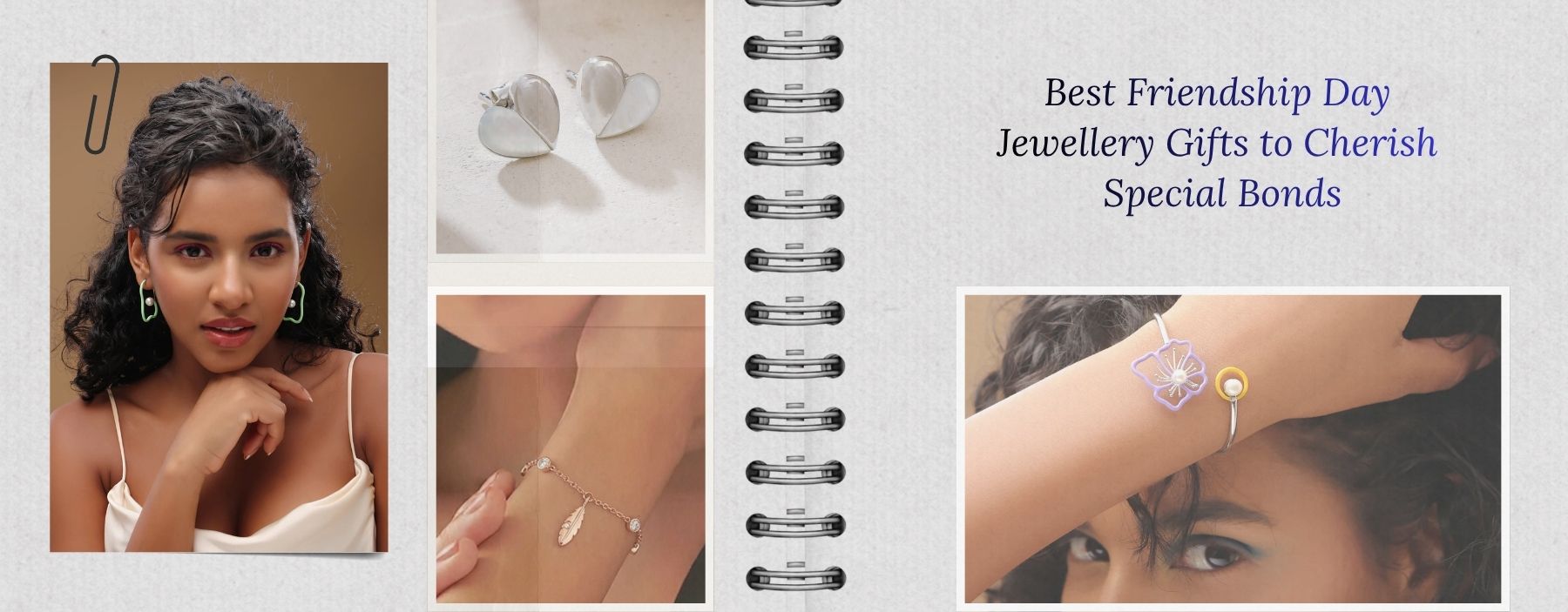 Best Friendship Day jewellery gifts to cherish special bonds, showcasing stylish earrings and bracelets as meaningful friendship gift ideas.