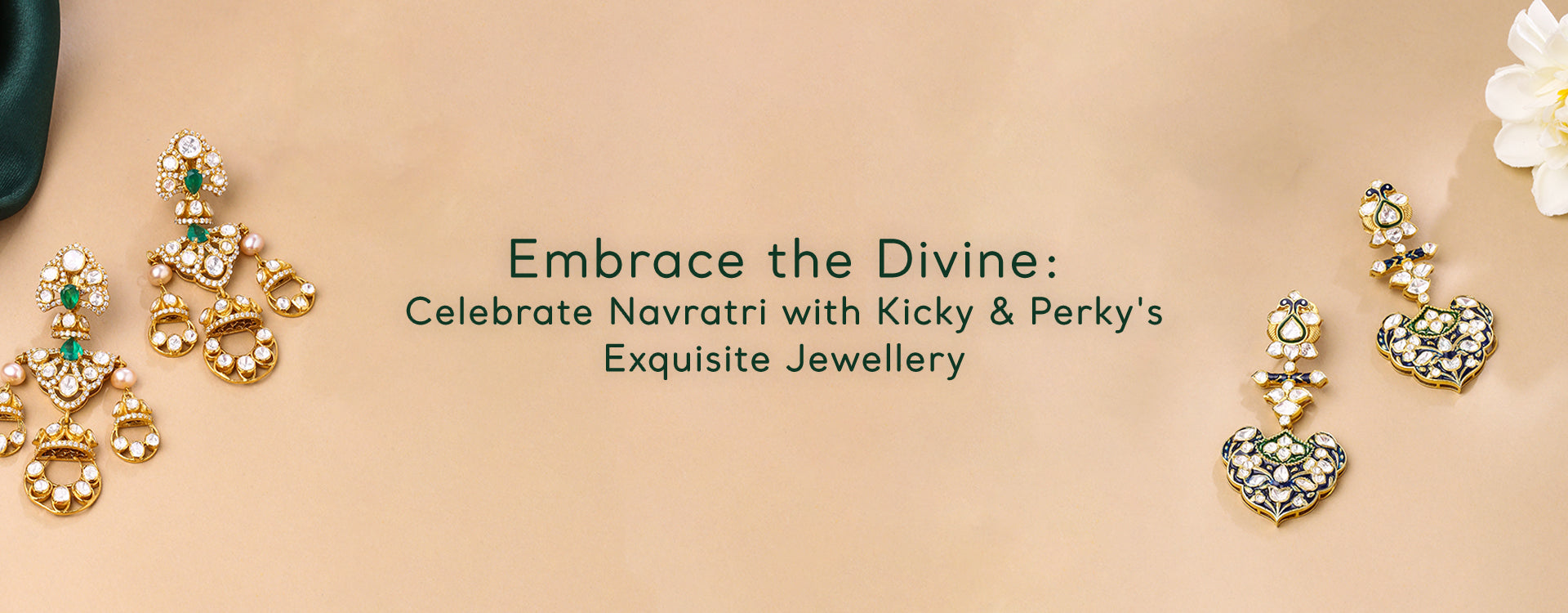 Embrace the Divine: Celebrate Navratri with Kicky & Perky's Exquisite Jewellery