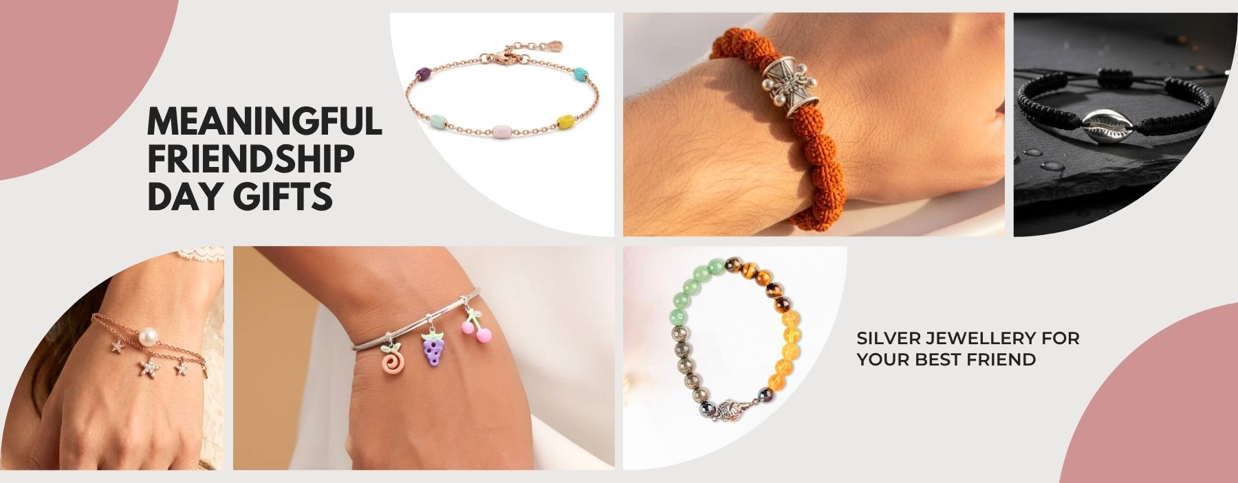 Elegant silver jewellery gifts celebrating friendship and lifelong cherished bonds.