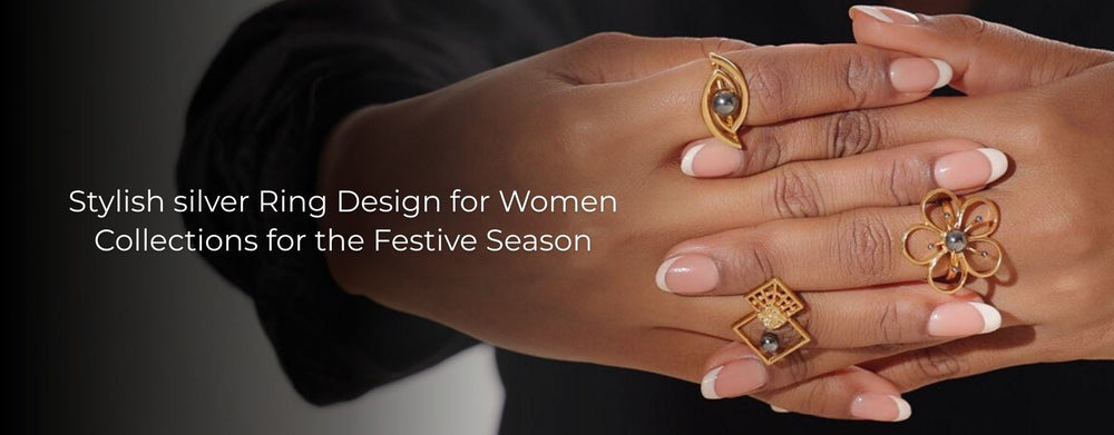 Stylish silver Ring Design for Women Collections for the Festive Seaso