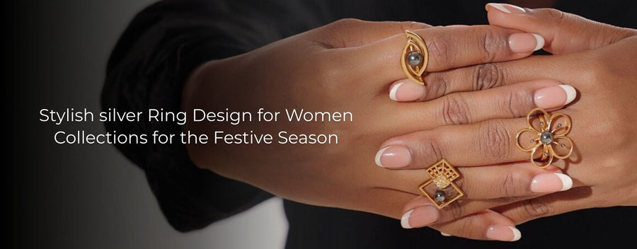 Stylish silver Ring Design for Women Collections for the Festive Seaso