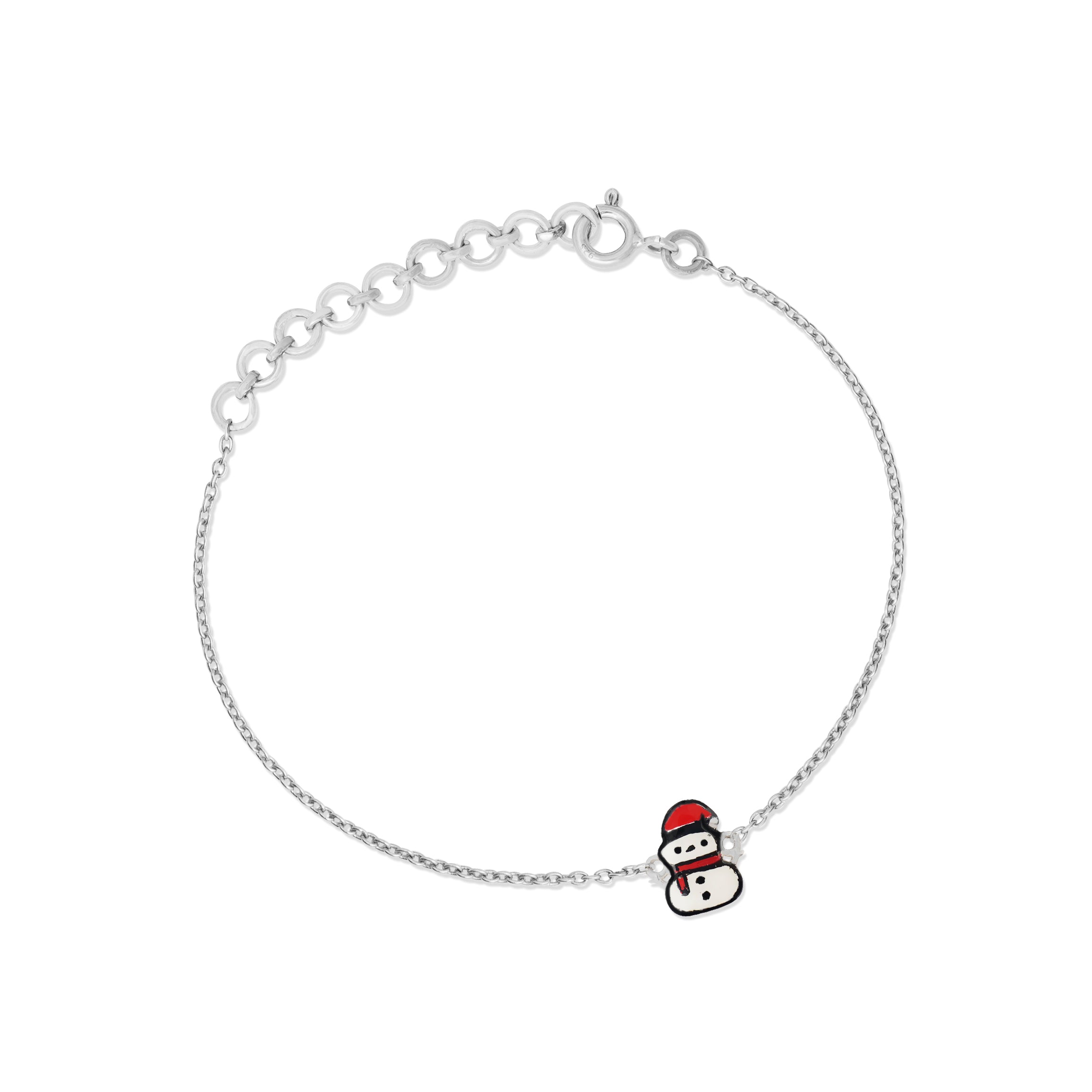 Whimsical Snowman bracelet