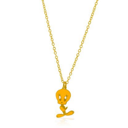 Playful Birdy Pendant - chain for Kids