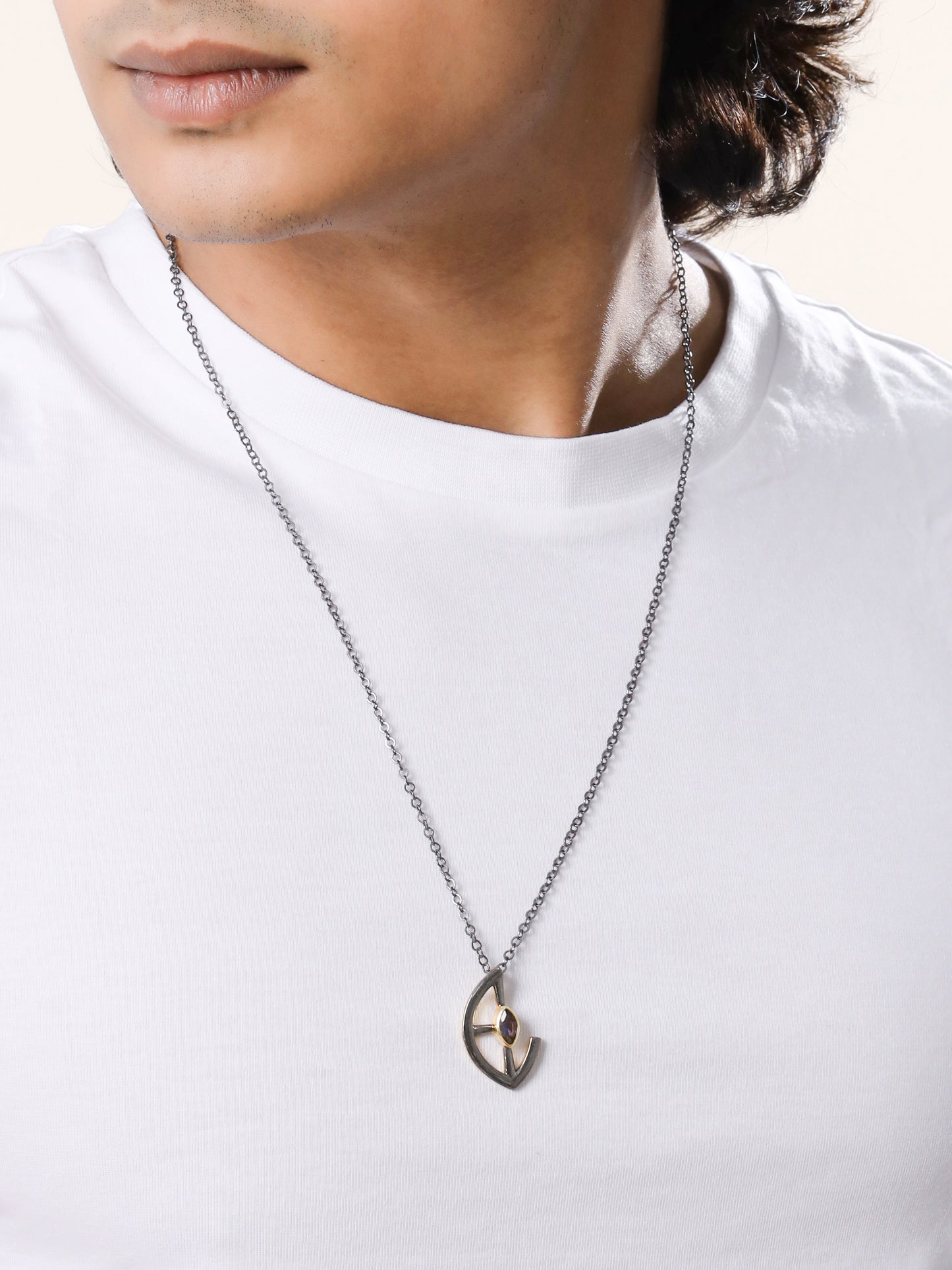 Aetherion: The Vanguard Emblem pendant with chain