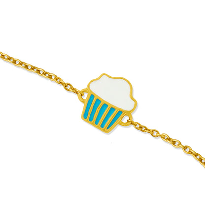 Whimsical Delights: Cupcake Bracelet