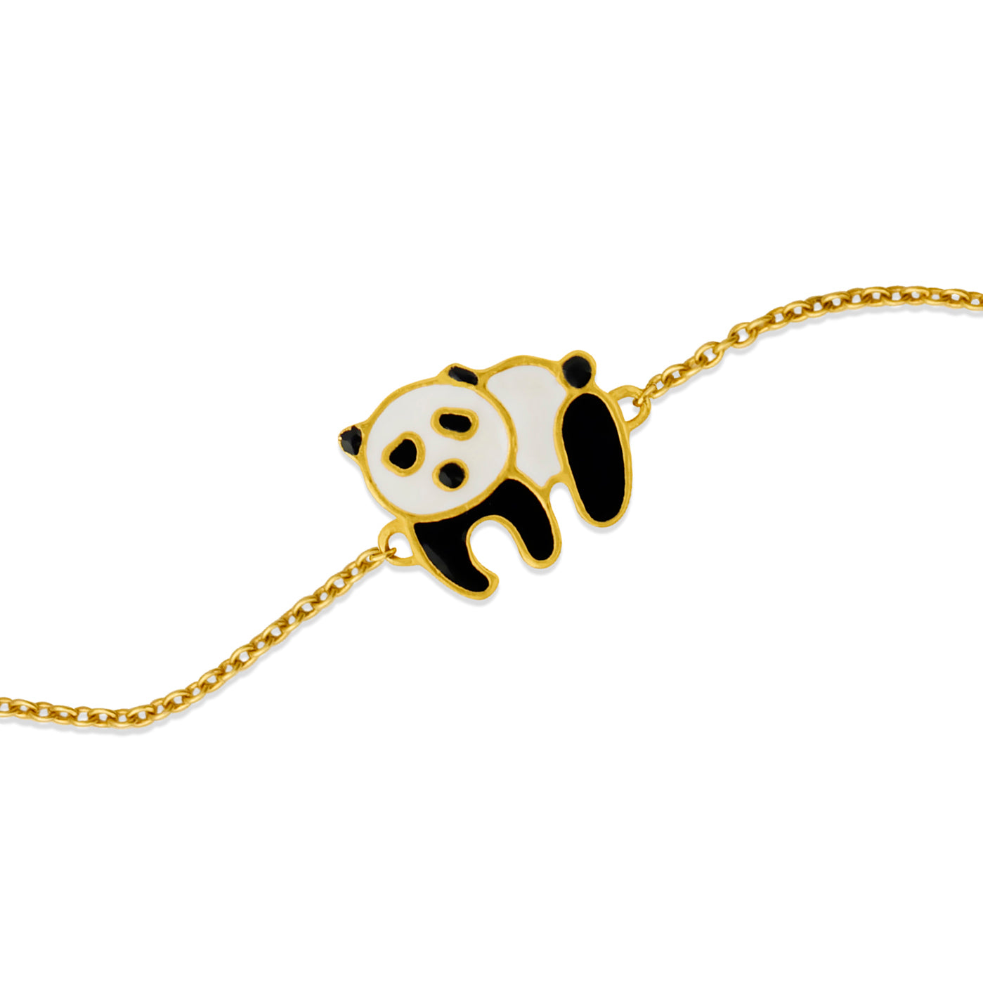 Panda Charm enamel  Bracelet (Small)