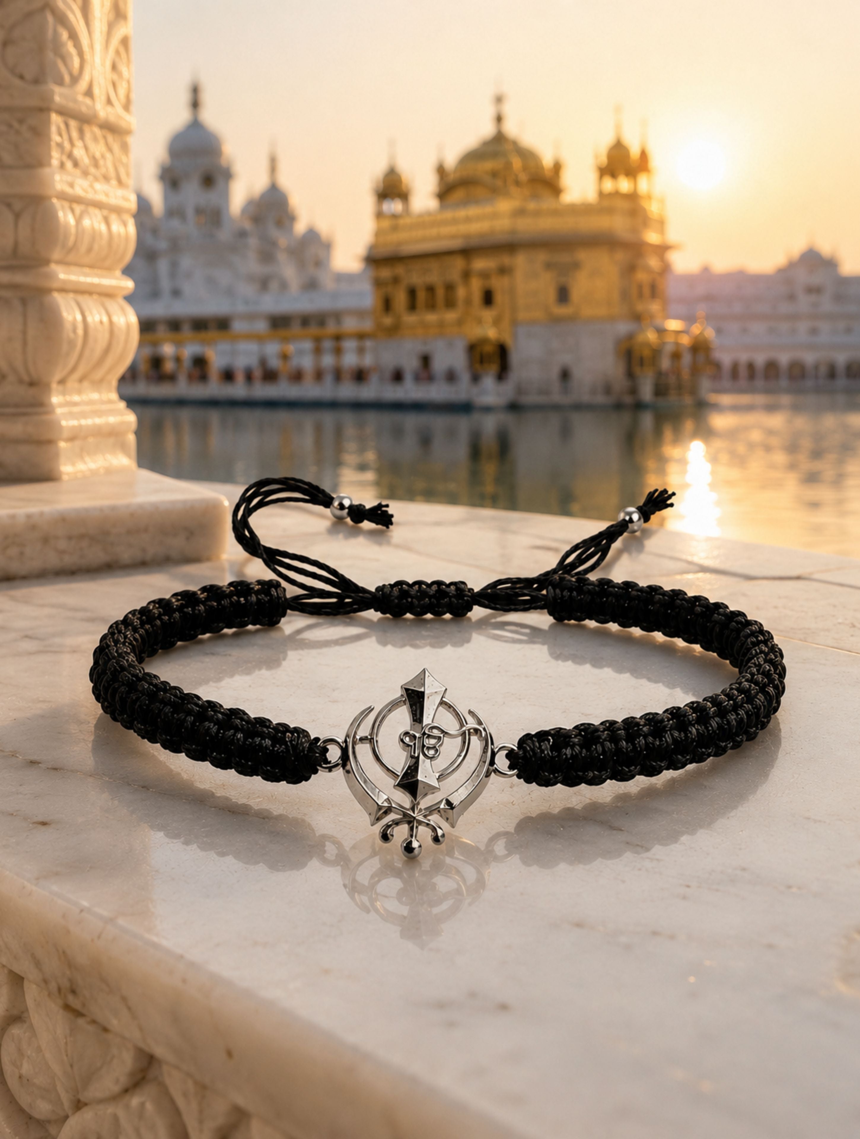 Ik Onkar Symbol 925 Sterling Silver Bracelet