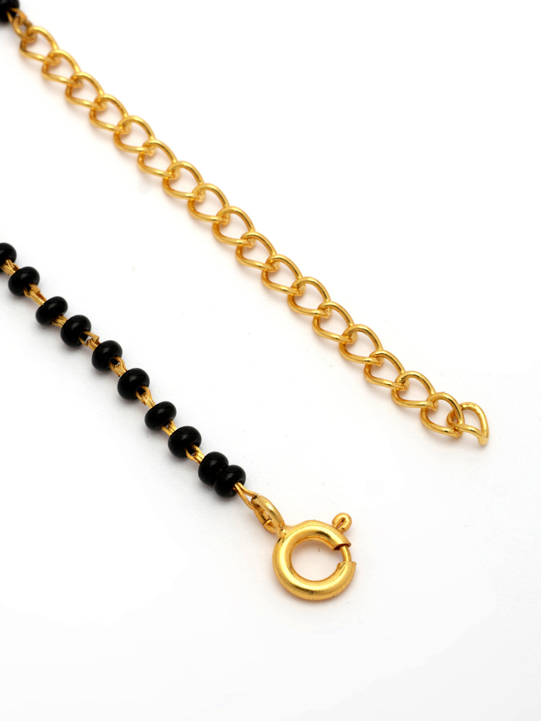 Gold-Plated Evil Eye & Moissanite Mangalsutra in 925 Sterling Silver