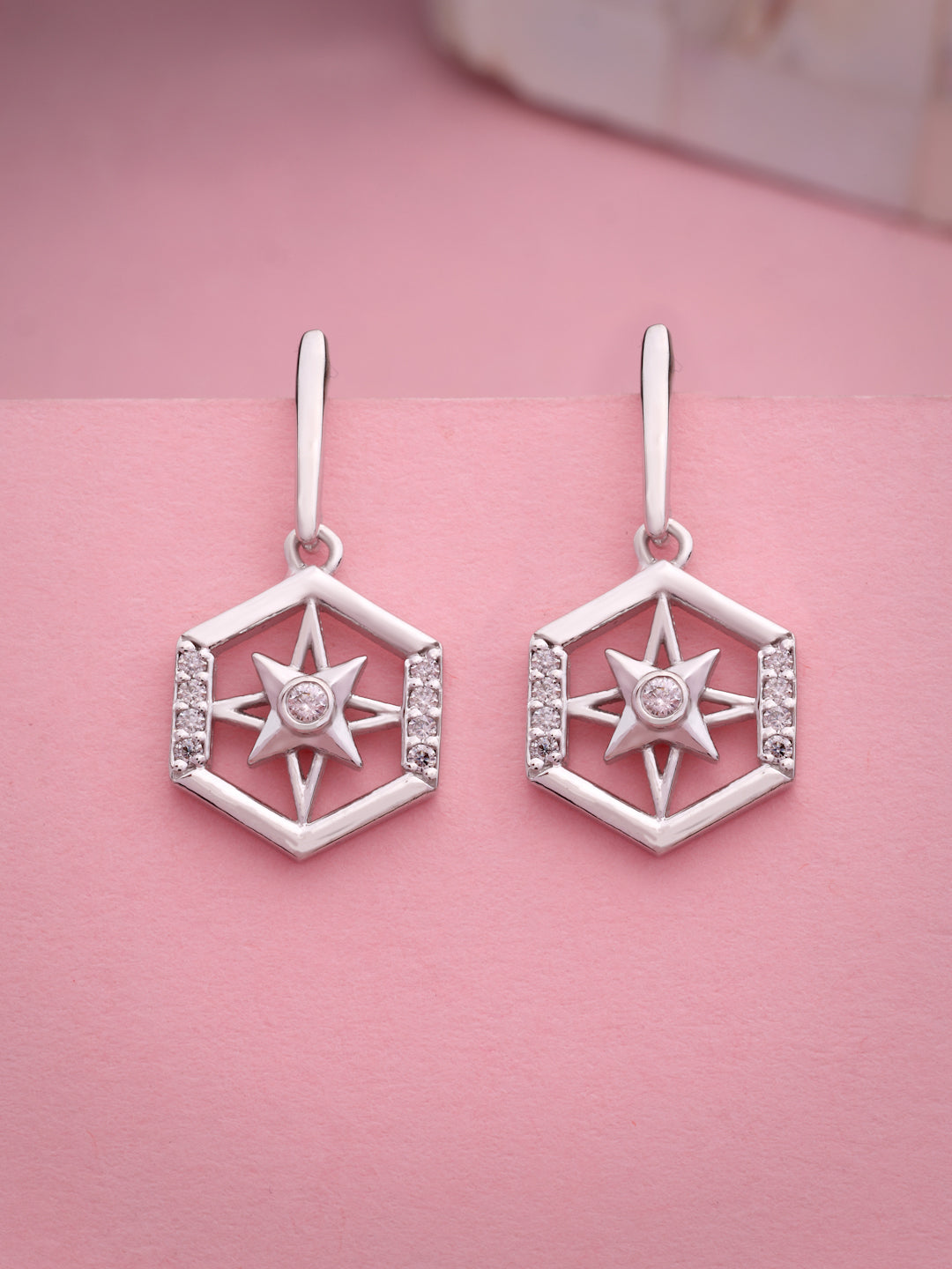 Finite Star Moissanite Earring