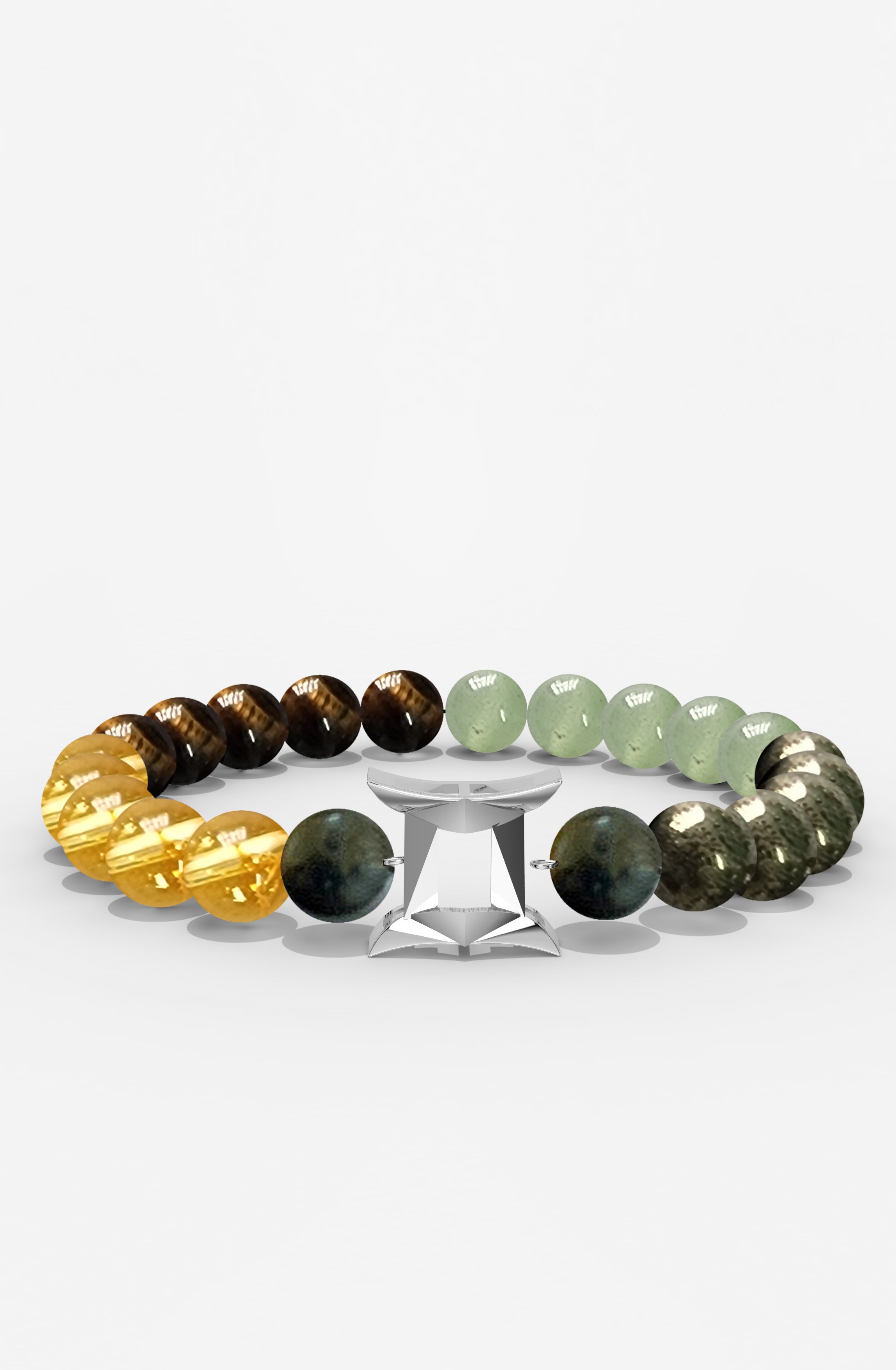 Sterling Silver Gemini Money Magnet Bracelet For Men