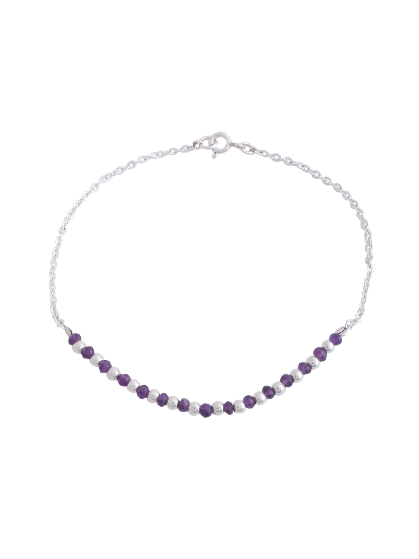 Celestial Shine Anklet in Sterling Silver